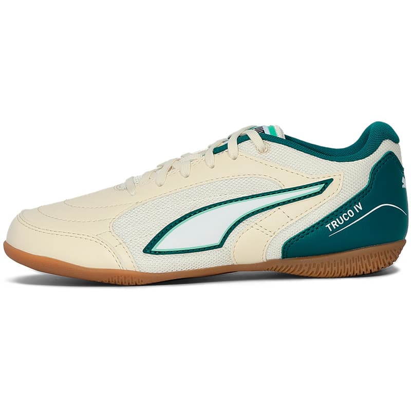 puma truco 4 hallen-fussballschuhe 03 sugared almond puma emerald ice mint jelly puma 37 5